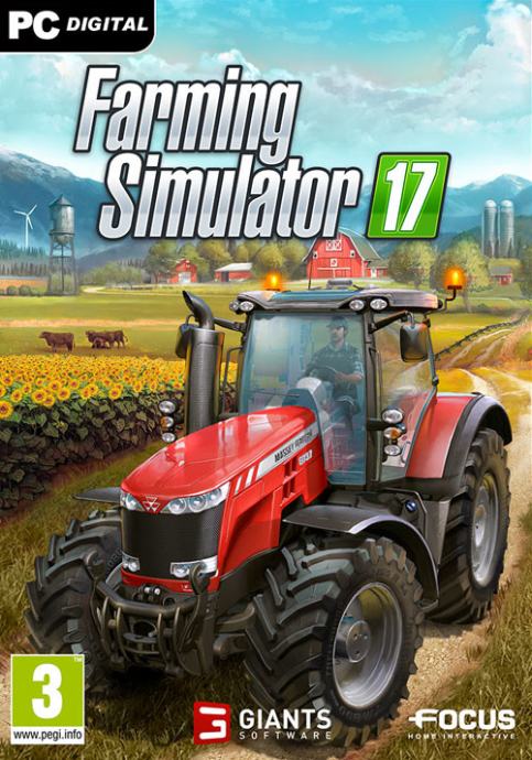 Farming simulator 17, PC igra,novo u trgovini,račun