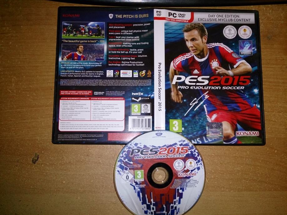 PES 2015 - PC DVD