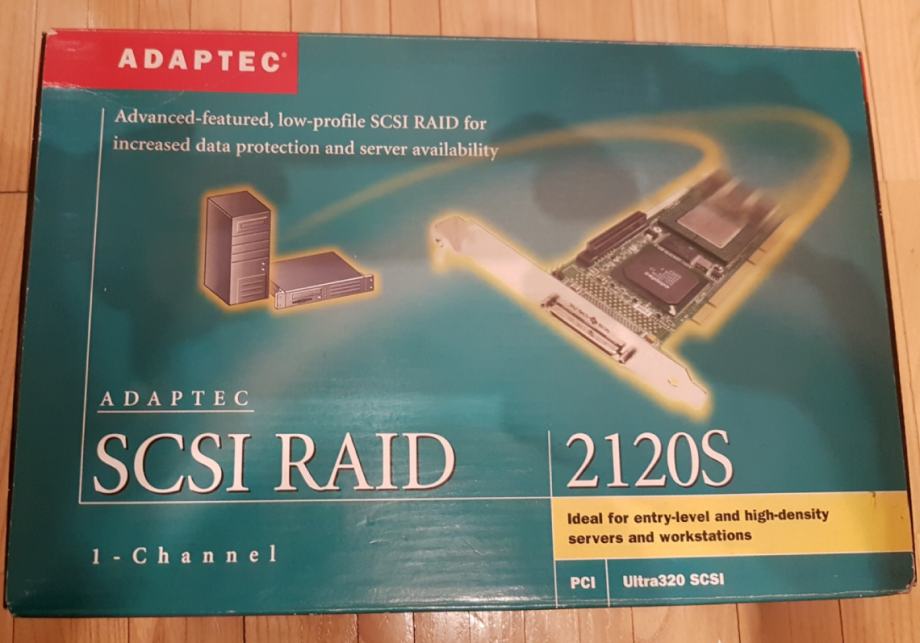 Adaptec SCSI RAID 2120S Ultra320 RAID controller