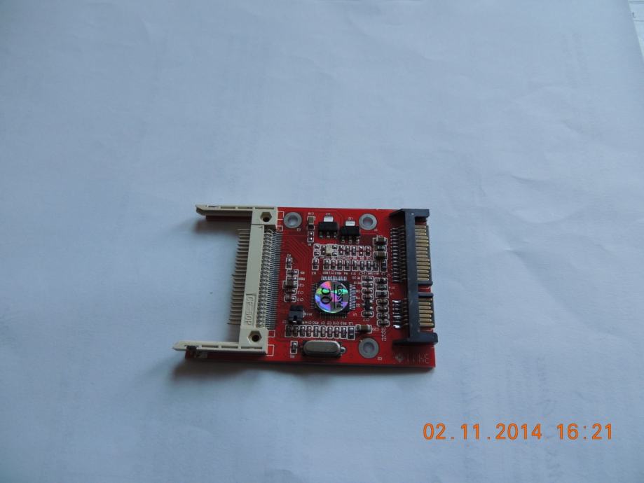 CF Compact Flash Type I/II to 2.5" SATA Serial Adapter