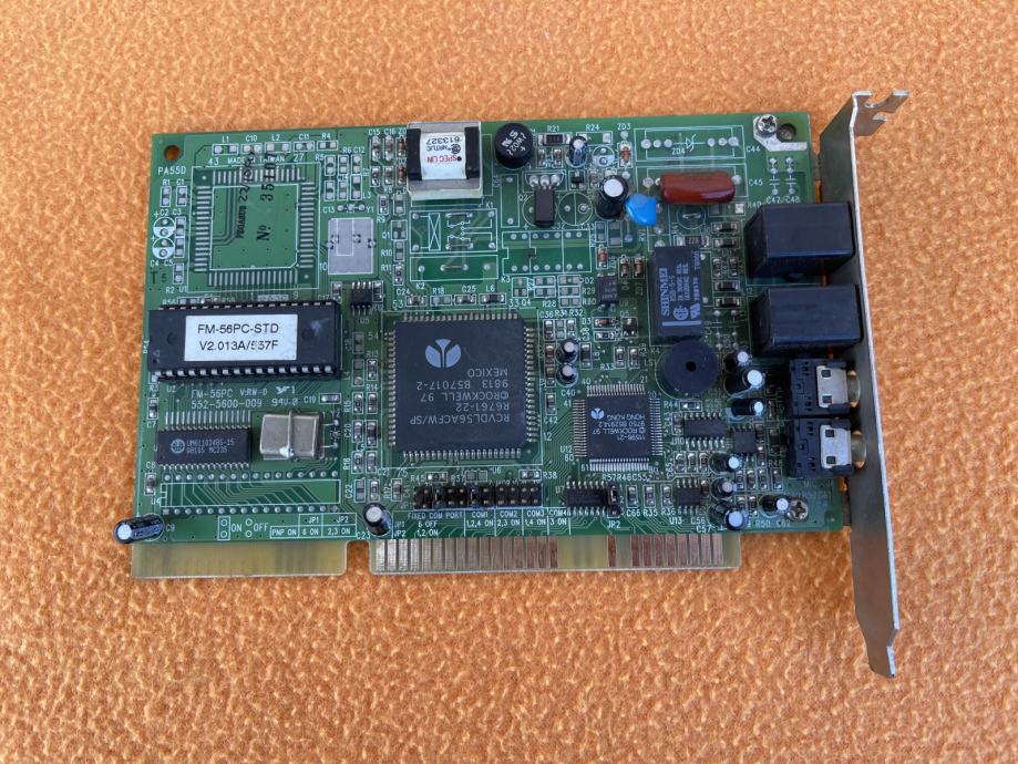 Retro 16-bitna ISA 56K Modem kartica (Rockwell RCVDL56ACFWSP)