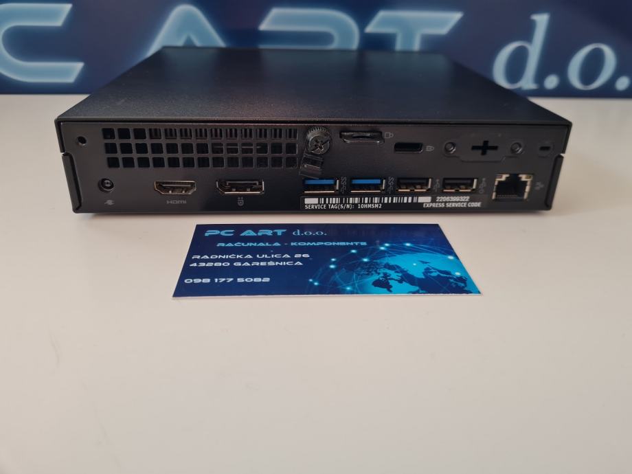 PC Dell Optiplex 3050 Micro Reconditionné - Intel I3-6100T, 16 Go RAM, SSD 240 Go, Windows 11