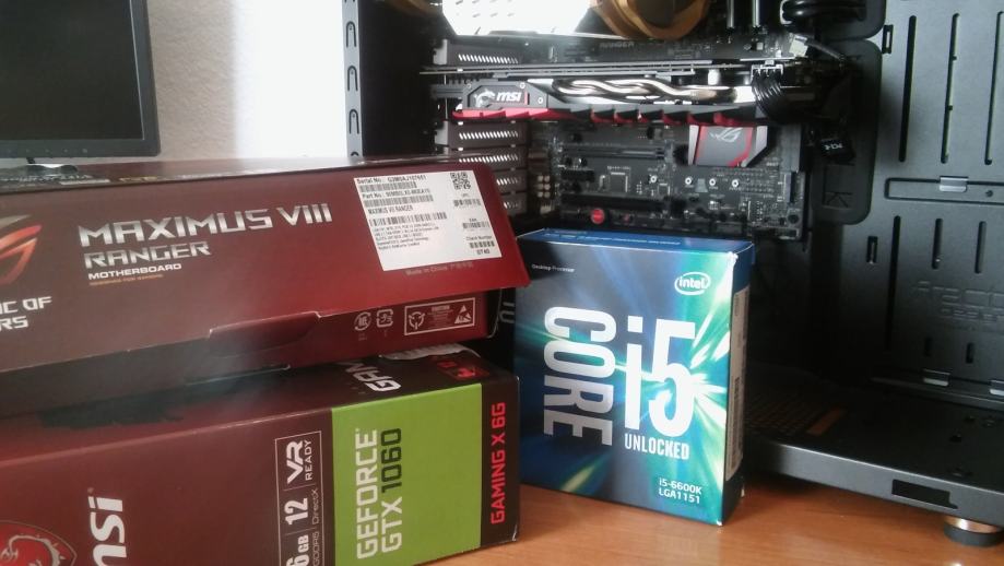 Pack Carte Mère Asus Maximus VIII + Processeur I5 6600k - Très Bon état