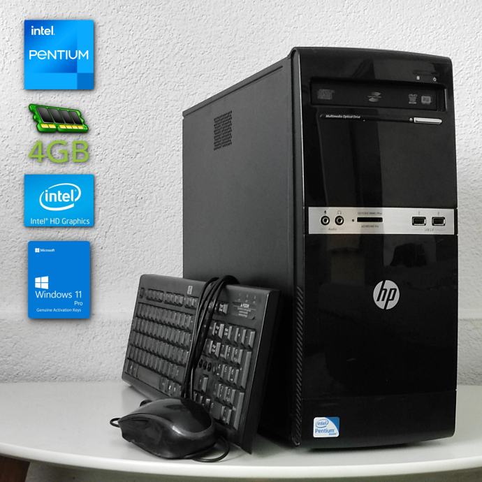 PC HP 500B MT Intel Pentium/4GB DDR3/Intel HD/Win 11 PRO