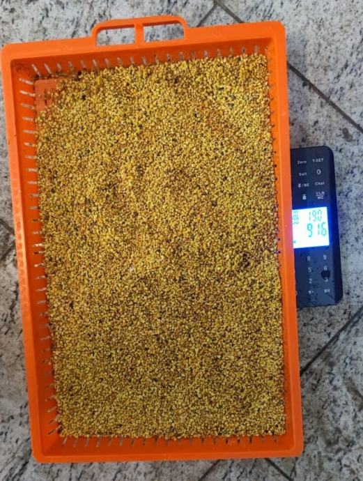 Podnica PVC CRVENA sa sakupljačem peludi,češljem i poletaljkomLR,DB10