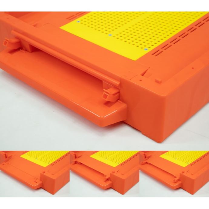 Podnica PVC CRVENA sa sakupljačem peludi,češljem i poletaljkomLR,DB10