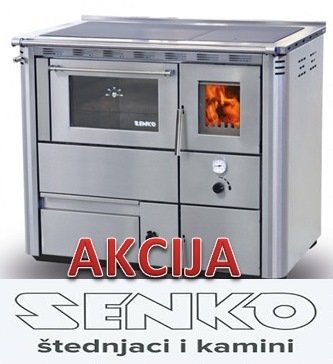 SENKO C-35 štednjak za centralno grijanje 35 kw sa pećnicom-akcija %
