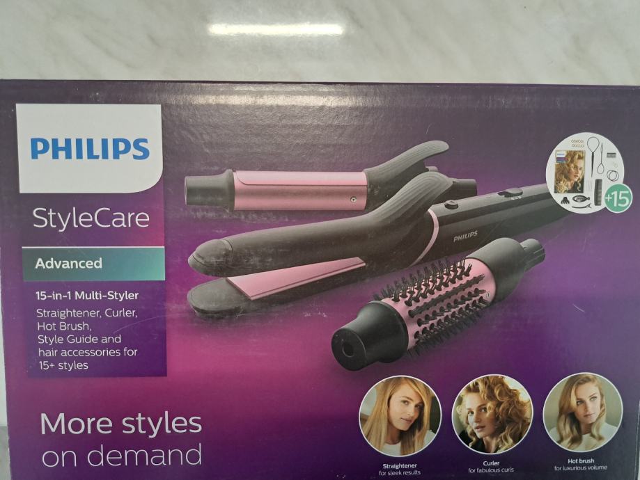 Philips StyleCare Advanced, pegla i uvijači za kosu
