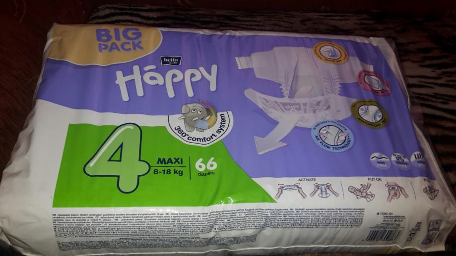 Pelene za djecu Happy 8-18 kg
