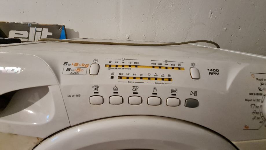 Hoover Mk 7164 D Tür Geschlossen Blinkt Prodajem perilicu+sušilicu rublja Candy GO W 465