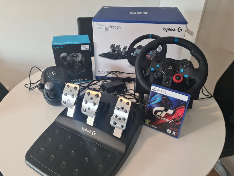 Logitech G29, logitech shifter, Gran Turismo 7 PS5