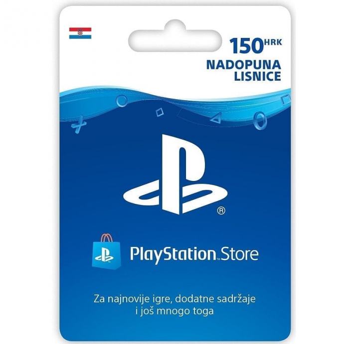 PSN PlayStation Live Cards HRK150 Nadopuna Lisnice | NOVO | Račun