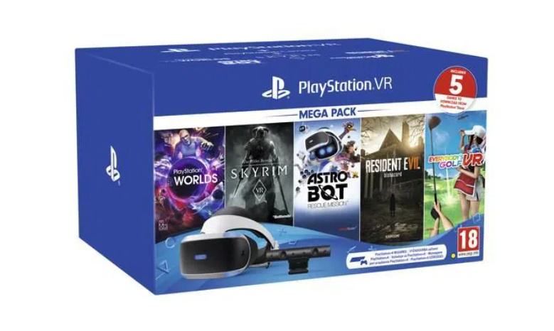 PlayStation VR Mega Pack 3 VCH + VR Worlds VCH Mk5 I NOVO I R1