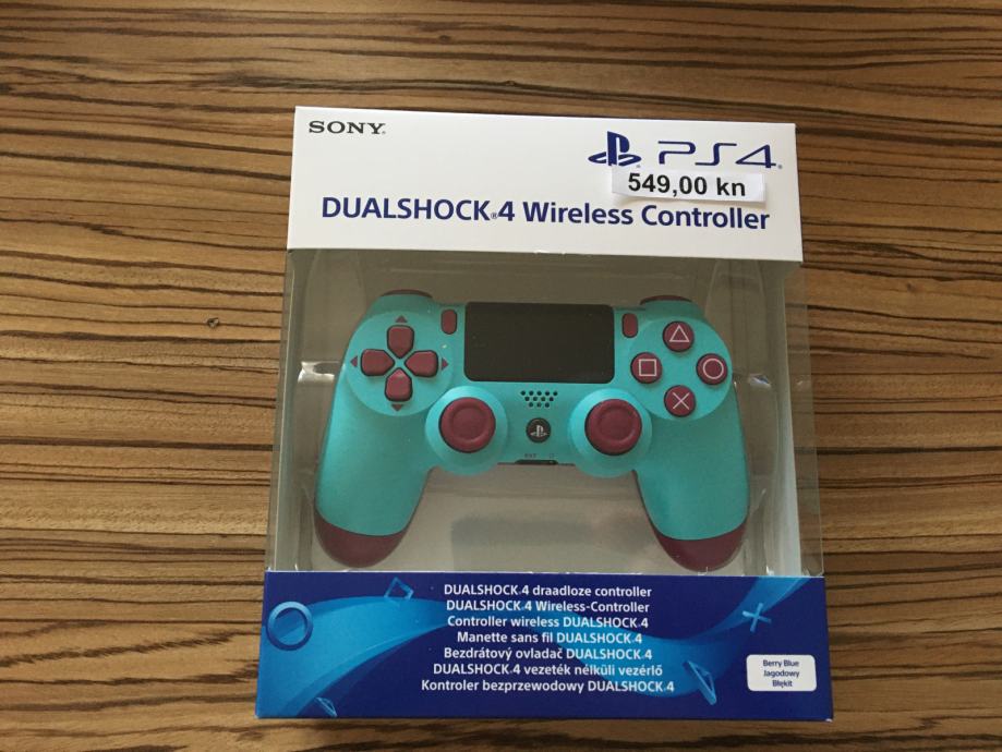 PS4 Dualshock Controller V2 Berry Blue, NOVO, ZAPAKIRANO