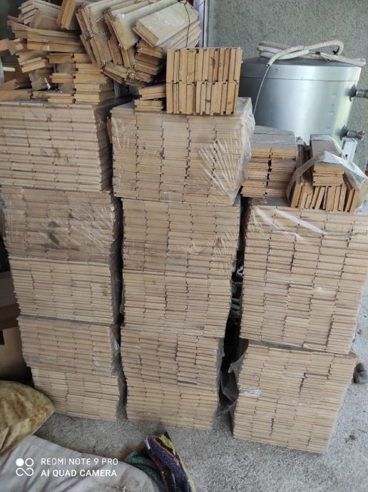 Suhi parket parena bukva 1.klasa 20m2 60x450