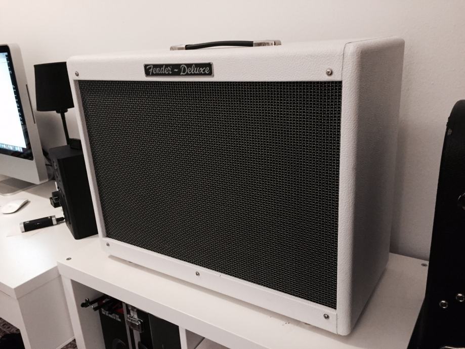 Fender Hot Rod Deluxe 112 Enclosure White Lightning