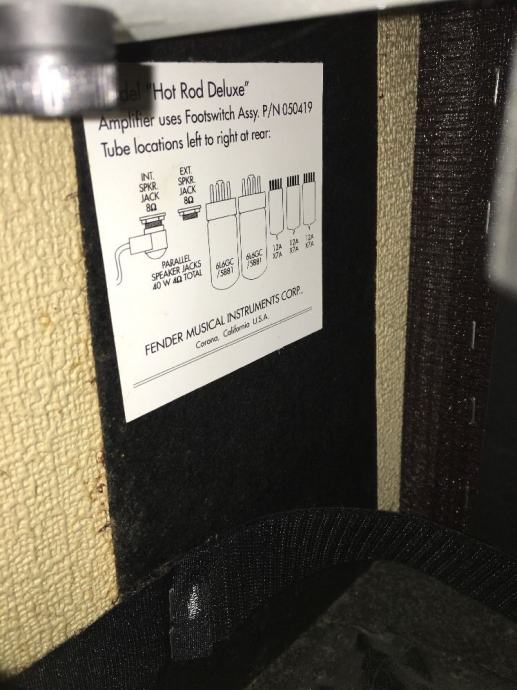 FENDER HOT ROD DELUXE BLONDE SPEC. EDITION JENSEN SPEAKER 2004