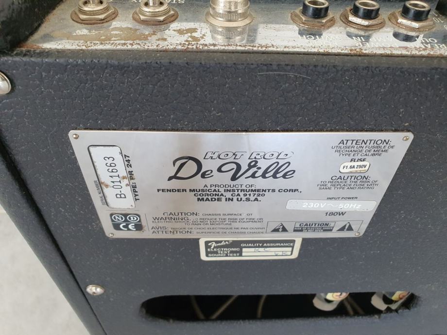 Fender Hot Rod DeVille 410 USA