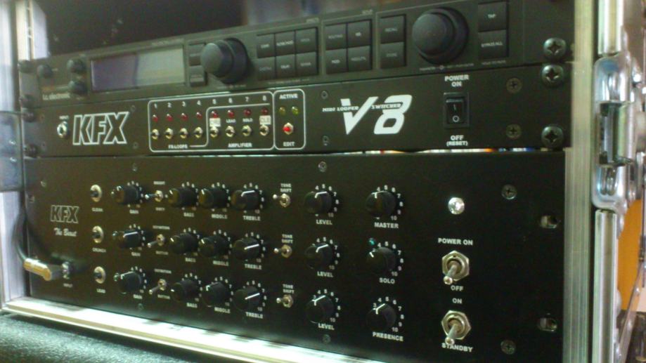Midi Switcher Rack KFX Beast pojačalo KFX midi switcher rack + 212 Vintage box /rate