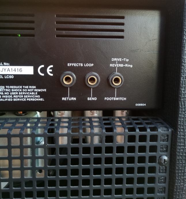 Laney LC50II, Made in England