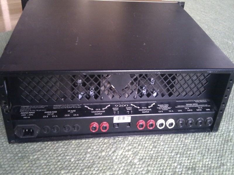 Marshall 9200 Dual MonoBlock Amp.