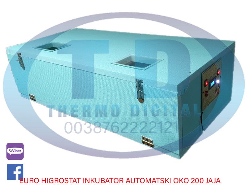Euro Higrostat automatski inkubator 200 jaja + skener