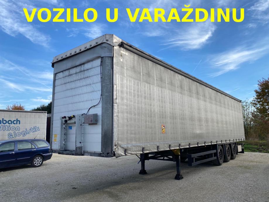Schmitz Cargobull SCS 24/L, 2x podizne osovine, RSAB, 2018 god.