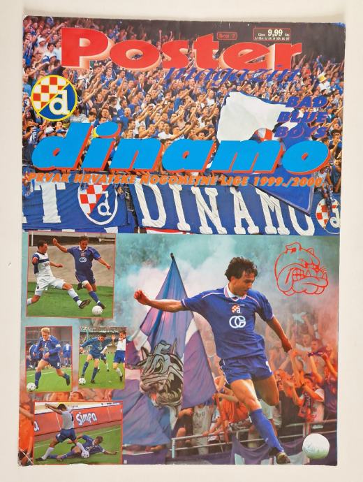 Dinamo prvak Hrvatske poster 1999 / 2000