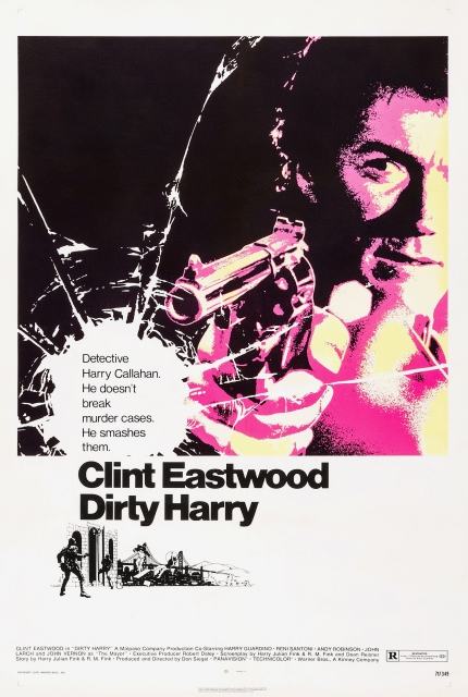 DIRTY HARRY - Prljavi Harry (1971.) poster plakat, NOV, nepresavijen