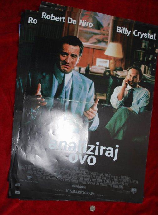 Filmski plakat: ANALIZIRAJ OVO (ROBERT DE NIRO, BILLY CRYSTAL) - 75KN