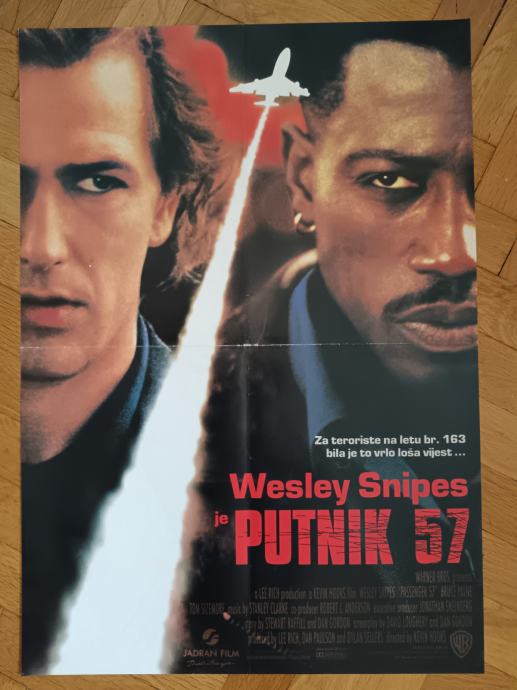 Filmski plakat Putnik 57 Wesley Snipes 1992.godina