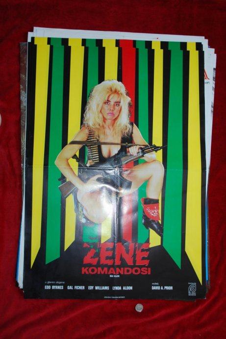 Filmski plakat : ŽENE KOMANDOSI ( EDD BYRNES ) - 39KN