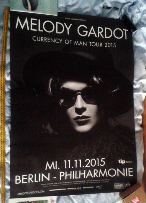 glazba/jazz - Melody Gardot, originalni plakat za koncertnu  turneju