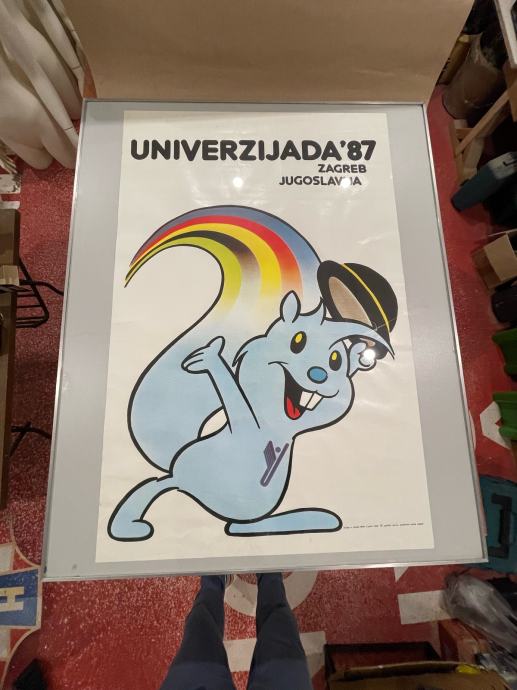 Plakat ZAGI - Univerzijada Zagreb ‘87 - original