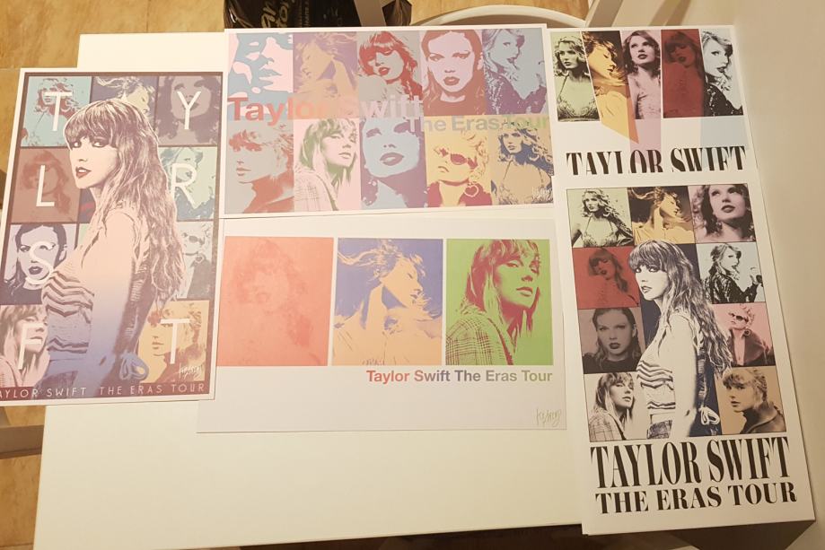 Taylor Swift The Eras Tour posteri s koncerta