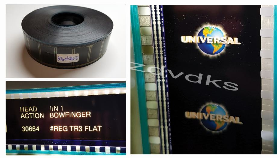 UNIVERSAL TRAILER U ROLI 35mm, FILM Bowfinger 1999, ZA KINO PROJEKCIJU