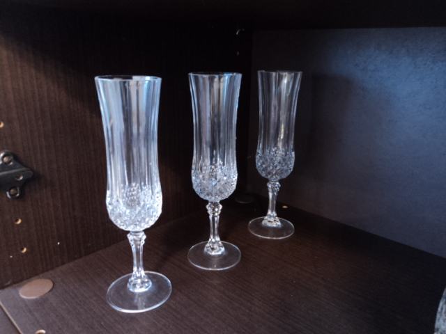 Kristalne čaše, set za pjenušac ili šampanjac Zaječar