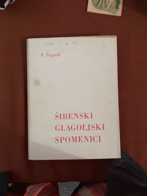 Ante Šupuk Šibenski glagoljski spomenici