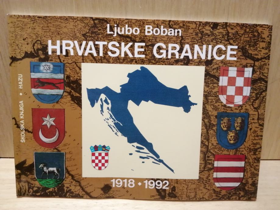 Boban Ljubo Hrvatske granice 1918-1991 ☀ povijesne granice Hrvatska
