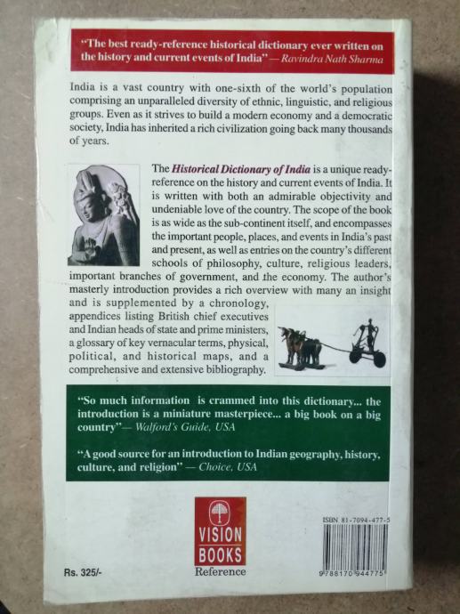 Surjit Mansingh Historical Dictionary of India (ZZ19)