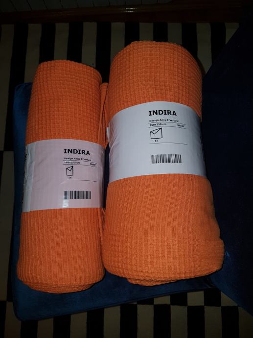 Ikea Indira narancasti prekrivac - novo