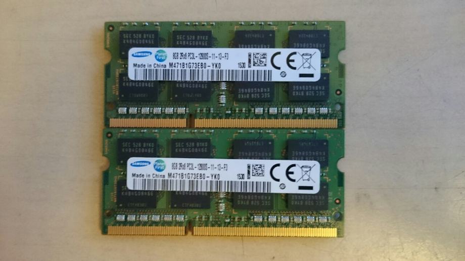 16GB kit (2x8GB) DDR3 PC12800S SO-DIMM