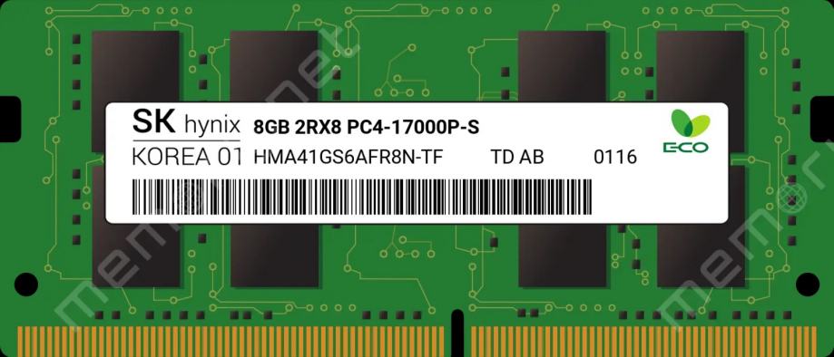 Hynix So-Dimm Ram 8GB 1x DDR4-2133 PC4-17000 | Novo | Orig. | R1 Rač.