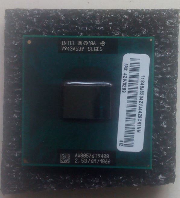 Intel Core 2 Duo Mobile T9400 laptop procesor Socket P,  PGA478