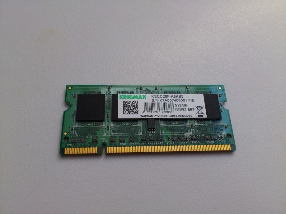 Kingmax memorija za laptop DDR2 512MB 667Mhz