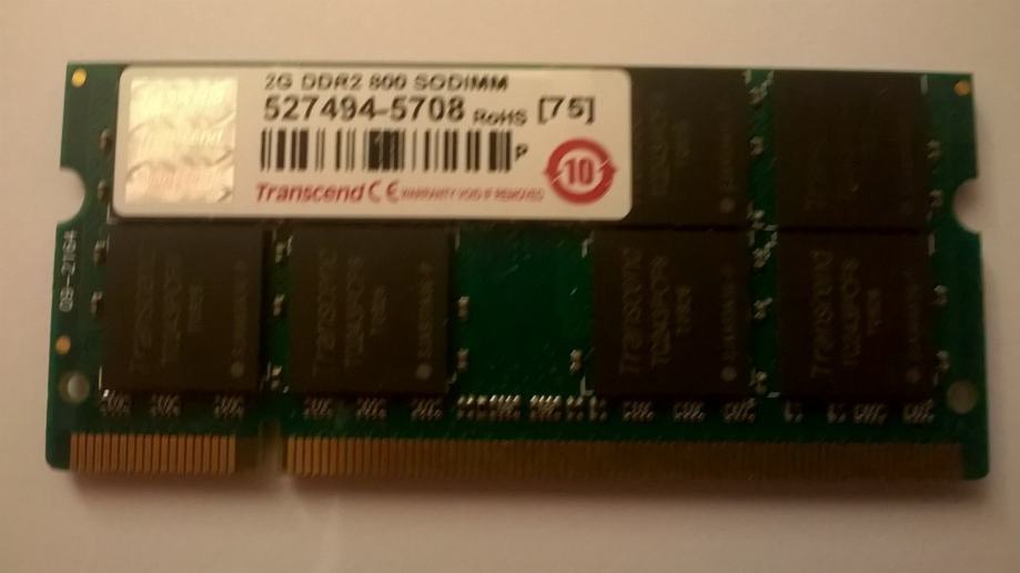 memorija za laptop DDR 2