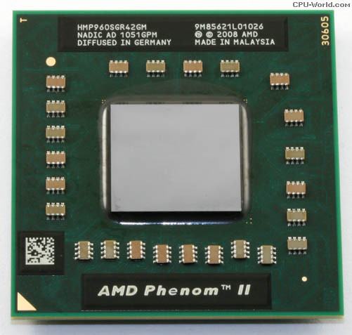 Prodajem procesor za laptop AMD Phenom II P960 1.8GHz x4 socket s1g4