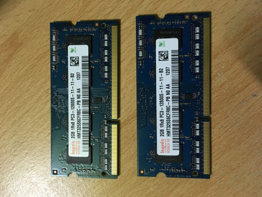 RAM memorija DDR3 za laptop 2 x 2GB
