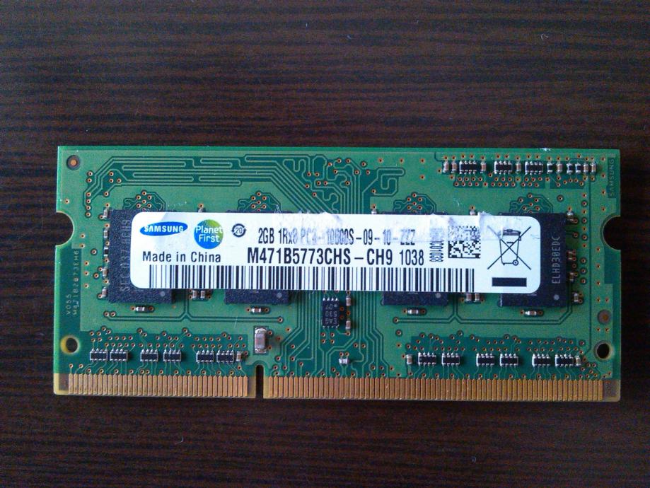 Samsung RAM 2GB DDR3 So-Dimm 1333Mhz za laptop