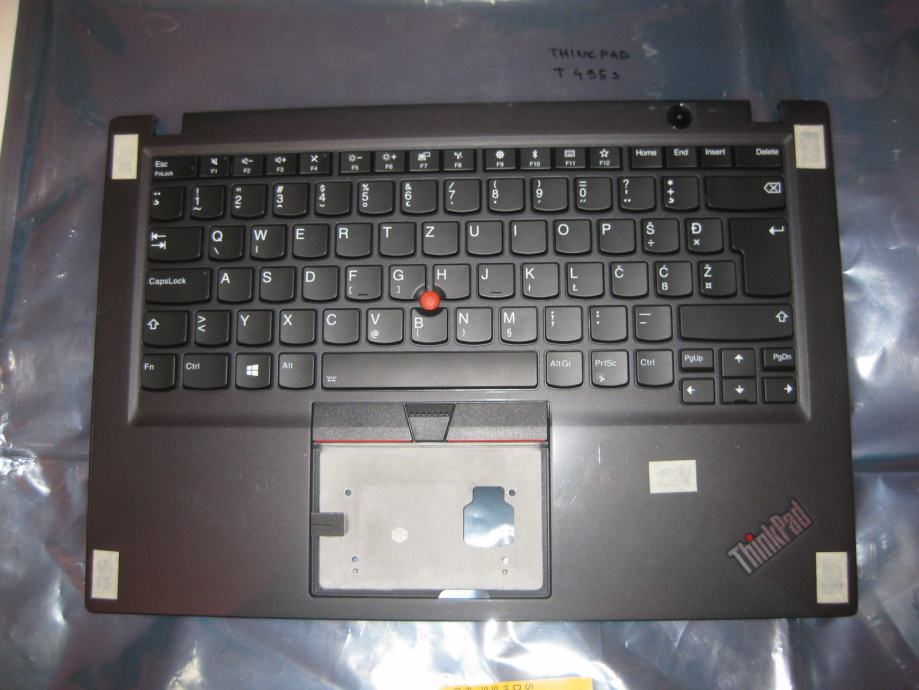 Tipkovnica (s gornjim kućištem) za ThinkPad T495s